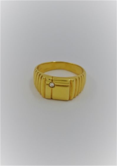 Anneau in Or jaune Diamante 0.04 Ct AN.CHEVALIER - AN.CHEVALIER